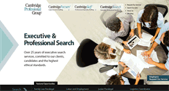 Desktop Screenshot of cambridgeprofessionals.com